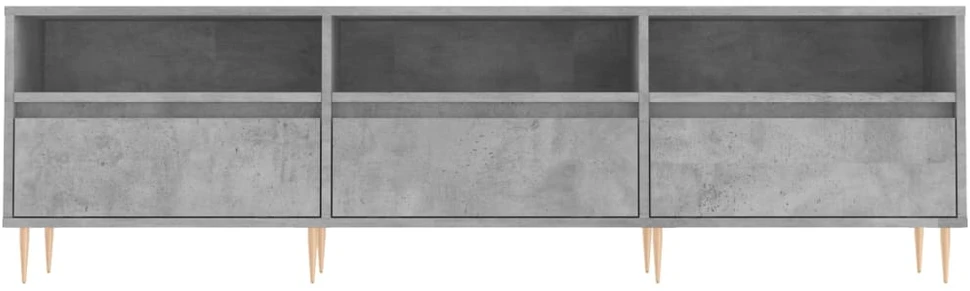 TV staliukas Televizoriaus spintelė, betono pilka, 150x30x44,5cm, mediena