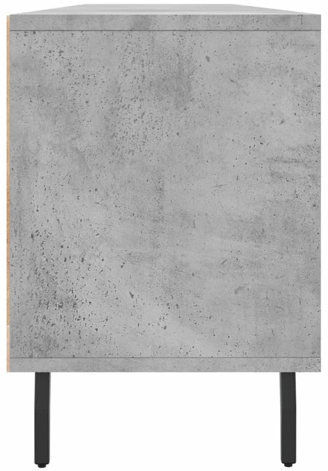 TV staliukas Televizoriaus spintelė, betono pilka, 150x30x44,5cm, mediena