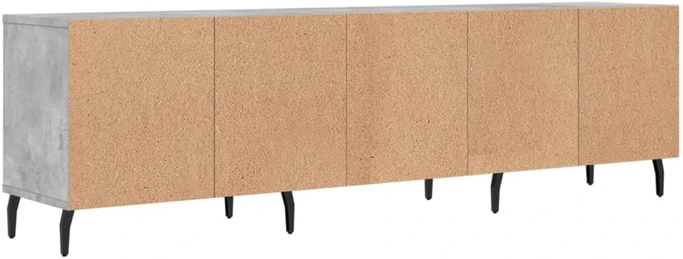 TV staliukas Televizoriaus spintelė, betono pilka, 150x30x44,5cm, mediena