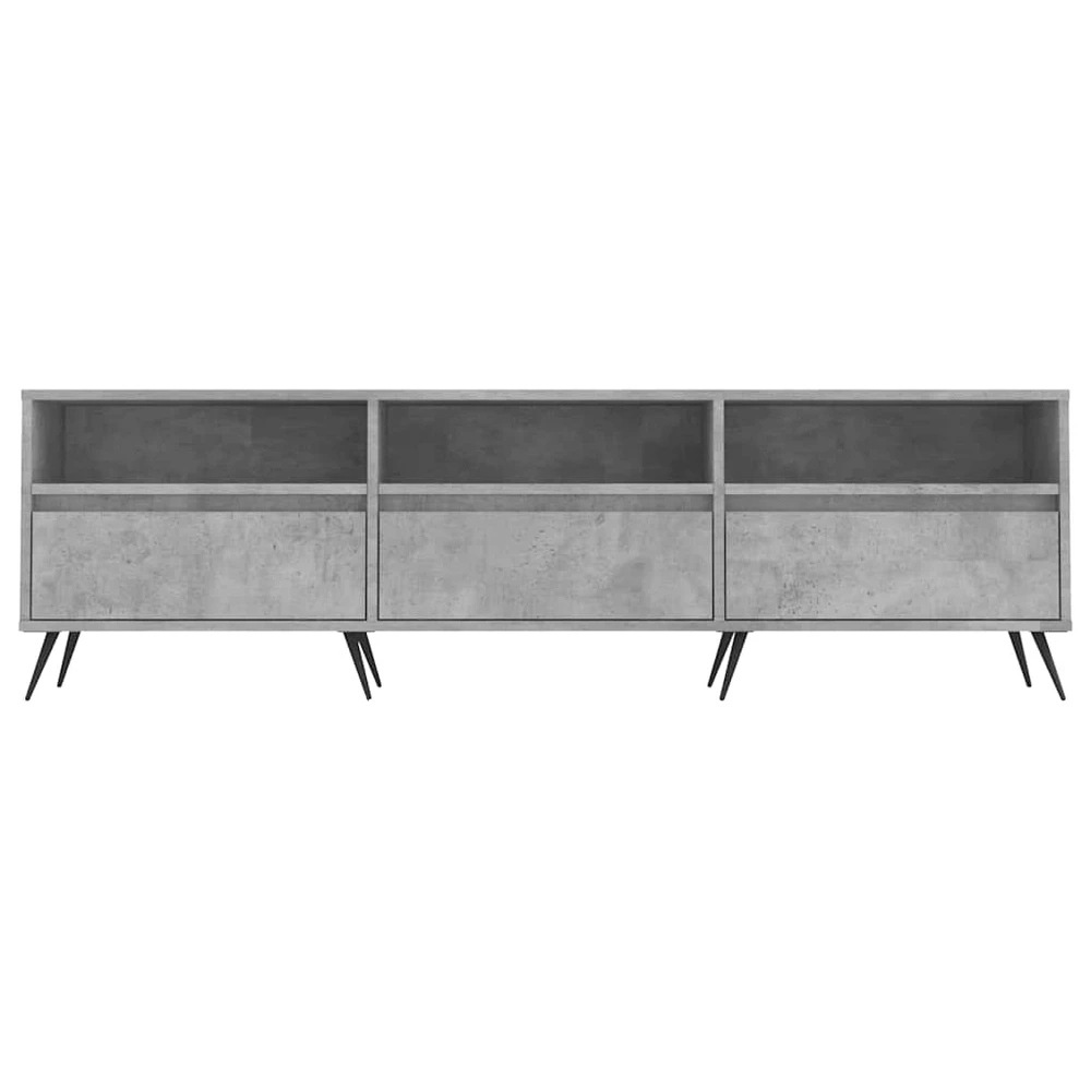 TV staliukas Televizoriaus spintelė, betono pilka, 150x30x44,5cm, mediena