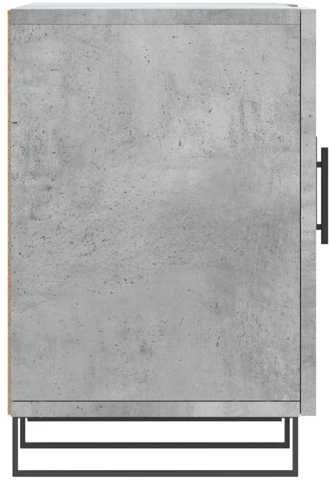 TV staliukas Televizoriaus spintelė, betono pilka, 150x30x50cm, mediena