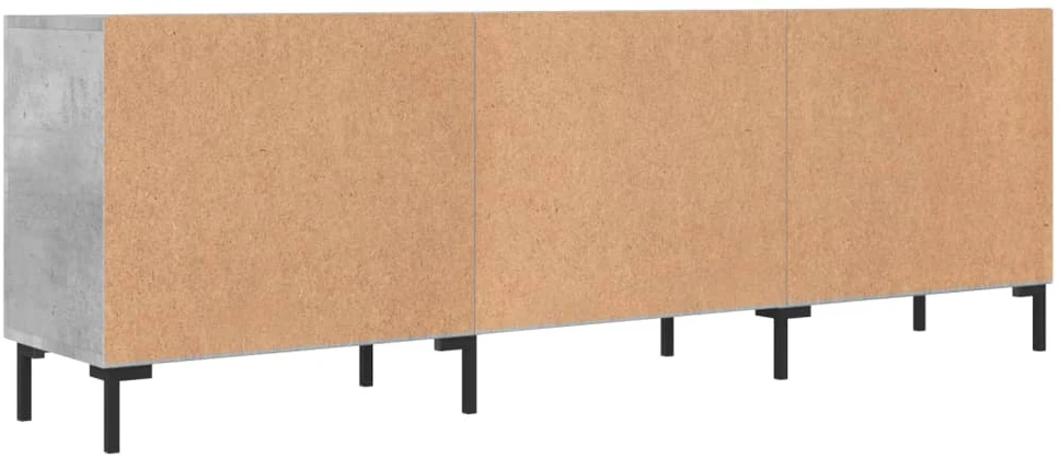 TV staliukas Televizoriaus spintelė, betono pilka, 150x30x50cm, mediena