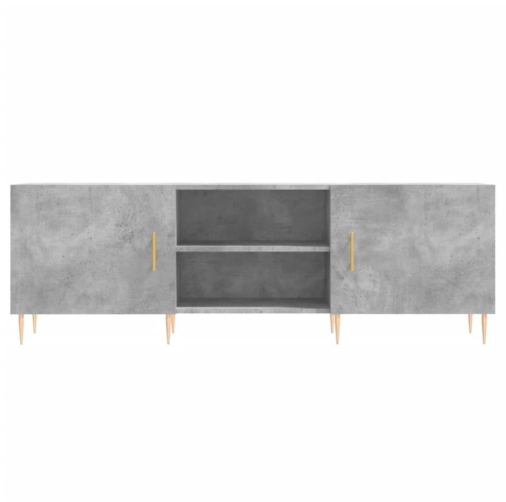 TV staliukas Televizoriaus spintelė, betono pilka, 150x30x50cm, mediena
