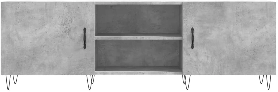TV staliukas Televizoriaus spintelė, betono pilka, 150x30x50cm, mediena