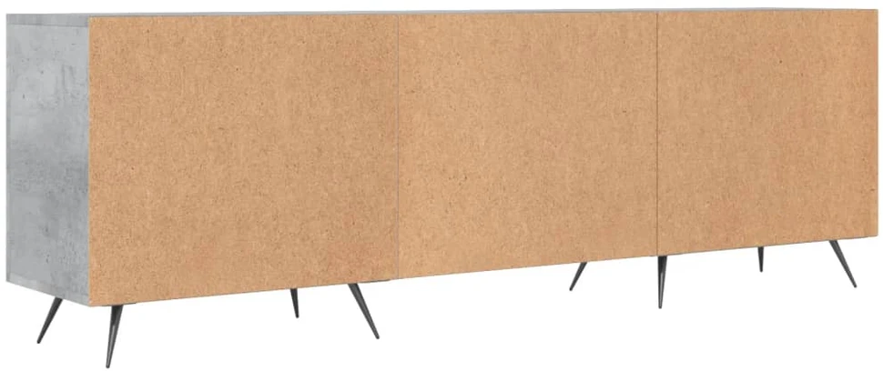 TV staliukas Televizoriaus spintelė, betono pilka, 150x30x50cm, mediena
