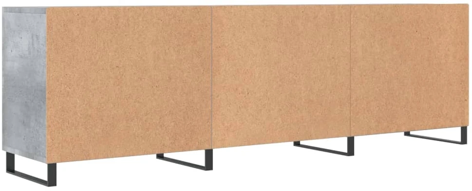 TV staliukas Televizoriaus spintelė, betono pilka, 150x30x50cm, mediena