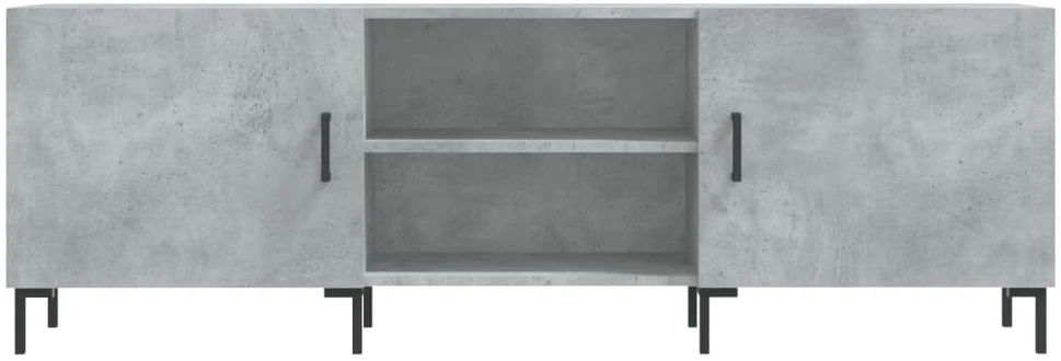 TV staliukas Televizoriaus spintelė, betono pilka, 150x30x50cm, mediena