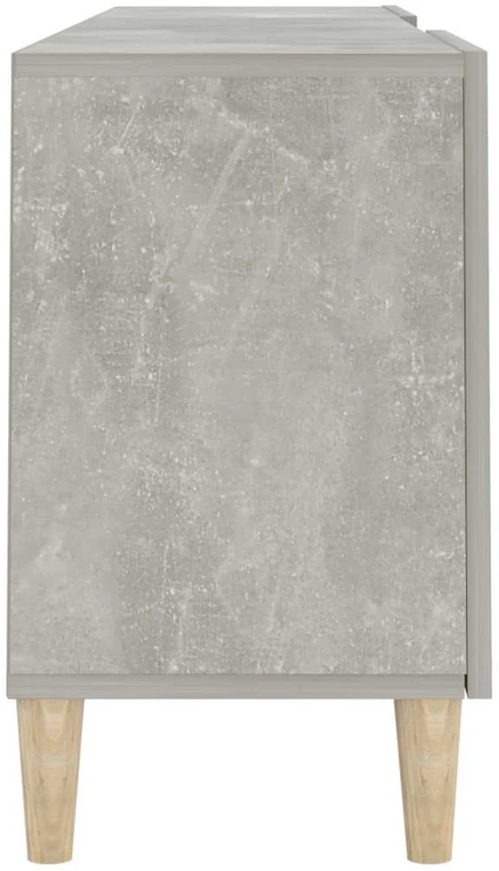 TV staliukas Televizoriaus spintelė, betono pilka, 150x30x50cm, mediena