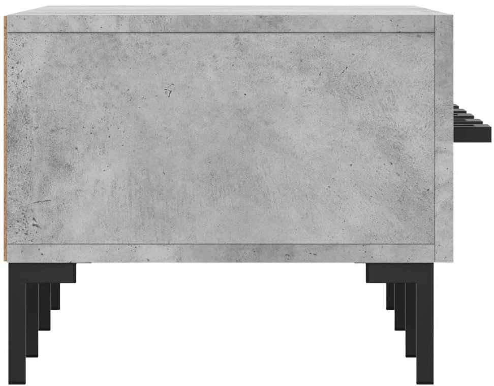 TV staliukas Televizoriaus spintelė, betono pilka, 150x36x30cm, mediena