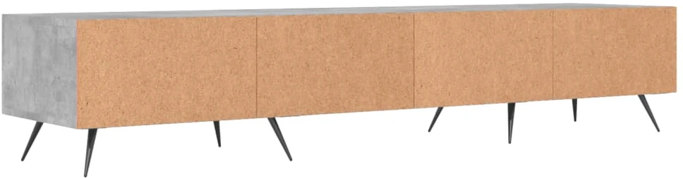 TV staliukas Televizoriaus spintelė, betono pilka, 150x36x30cm, mediena
