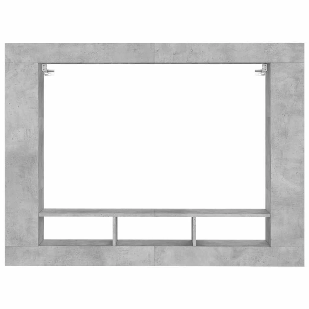 TV staliukas Televizoriaus spintelė, betono pilka, 152x22x113cm, mediena