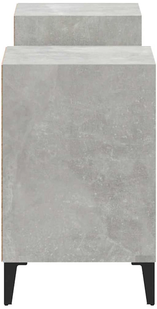 TV staliukas Televizoriaus spintelė, betono pilka, 160x35x55cm, mediena