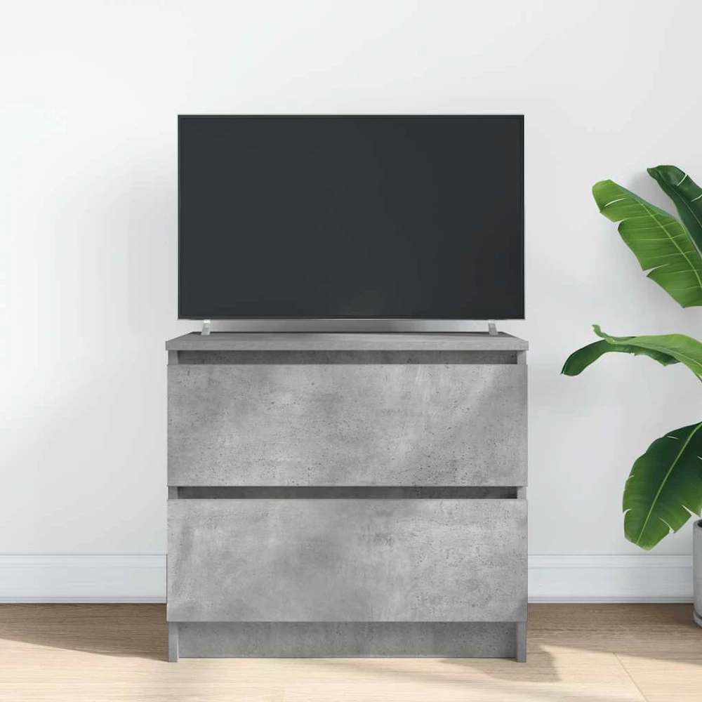 TV staliukas Televizoriaus spintelė, betono pilka, 60x35x54 cm, mediena