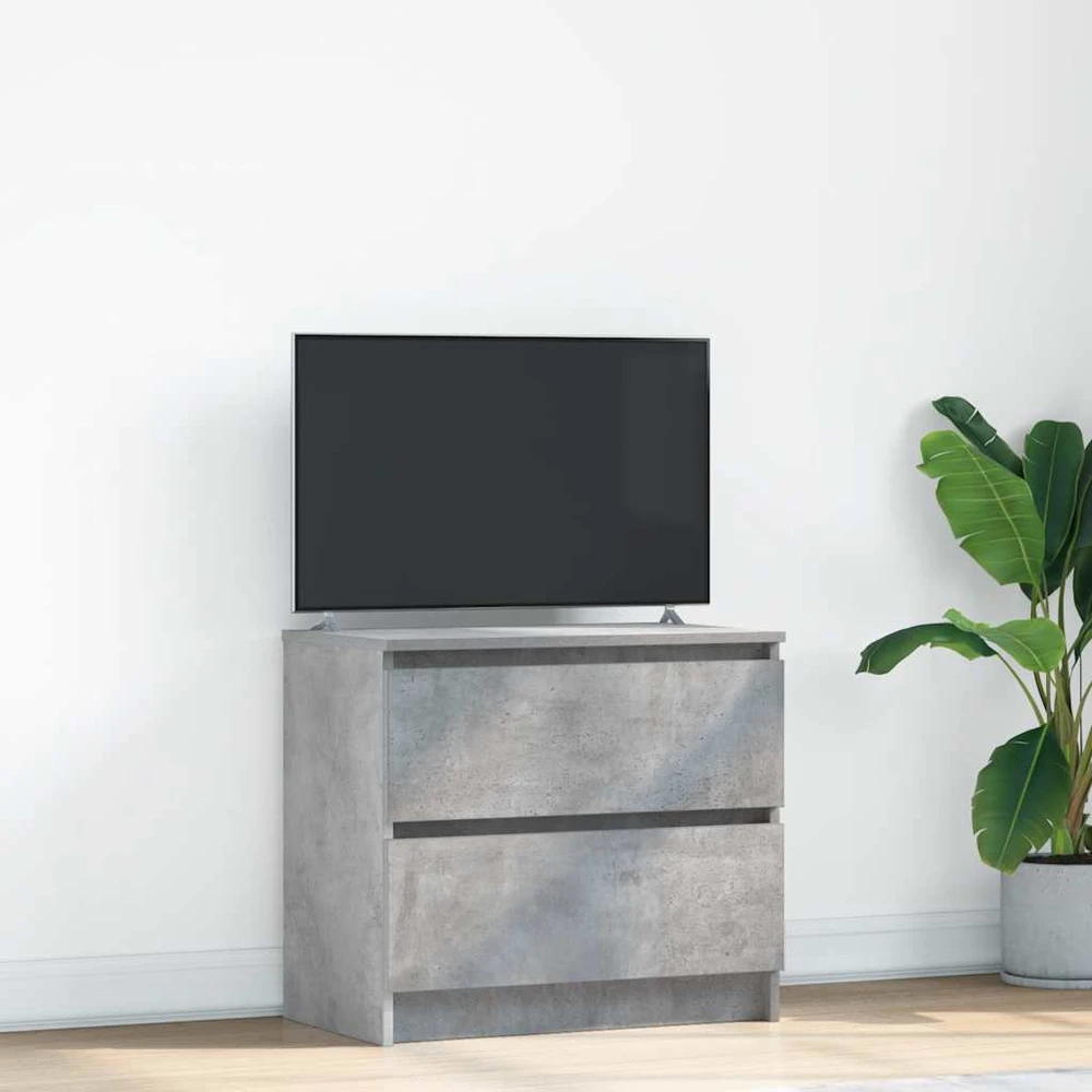 TV staliukas Televizoriaus spintelė, betono pilka, 60x35x54 cm, mediena