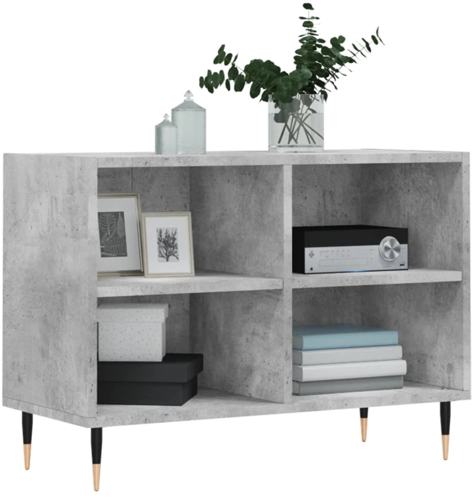 TV staliukas Televizoriaus spintelė, betono pilka, 69,5x30x50cm, mediena