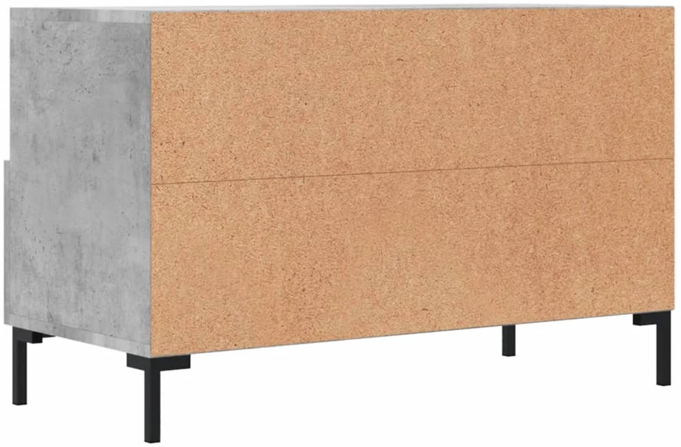 TV staliukas Televizoriaus spintelė, betono pilka, 80x36x50cm, mediena