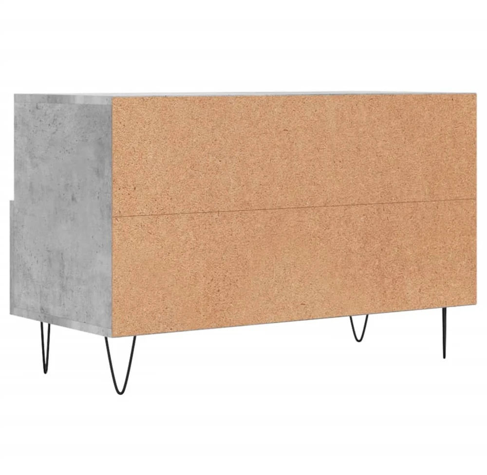 TV staliukas Televizoriaus spintelė, betono pilka, 80x36x50cm, mediena