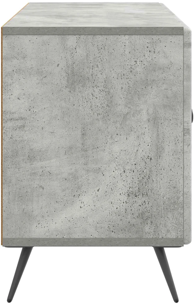 TV staliukas Televizoriaus spintelė Betono pilka 99 x 34,5 x 50 cm
