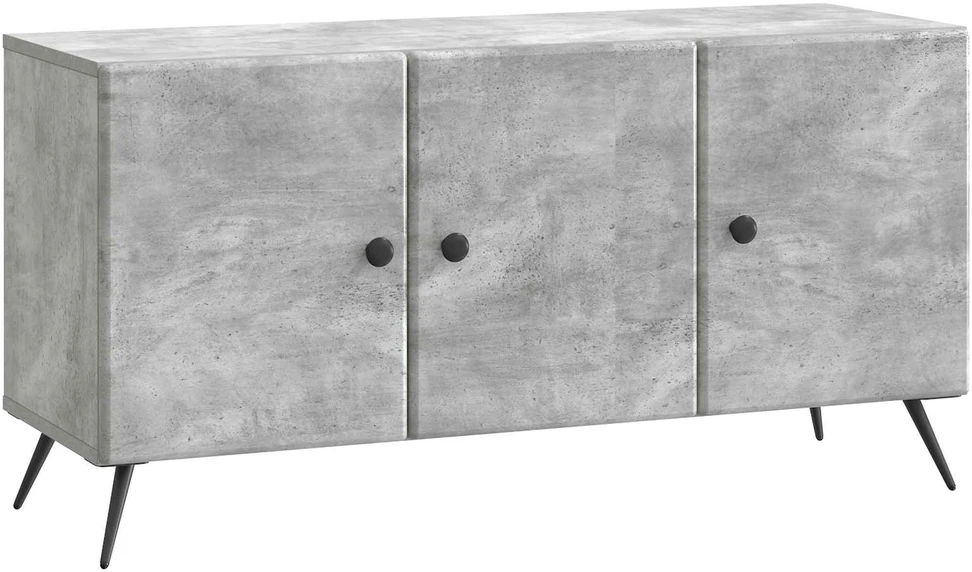 TV staliukas Televizoriaus spintelė Betono pilka 99 x 34,5 x 50 cm
