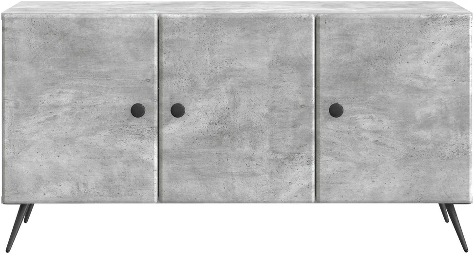 TV staliukas Televizoriaus spintelė Betono pilka 99 x 34,5 x 50 cm