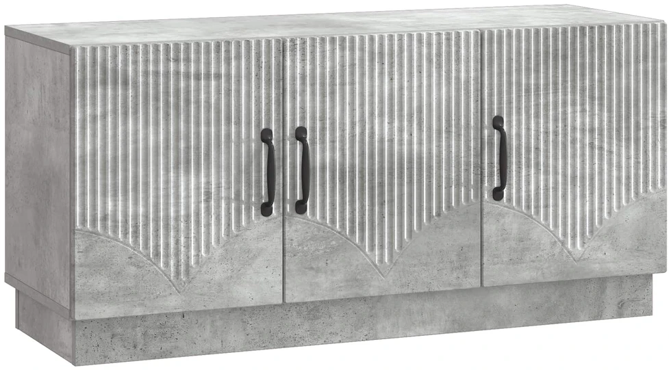 Televizoriaus spintelė Betono pilka 99 x 34,5 x 47 cm