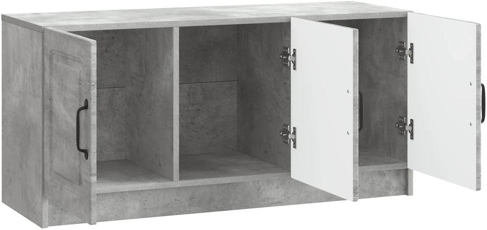 TV staliukas Televizoriaus spintelė Betono pilka 99 x 34,5 x 47 cm