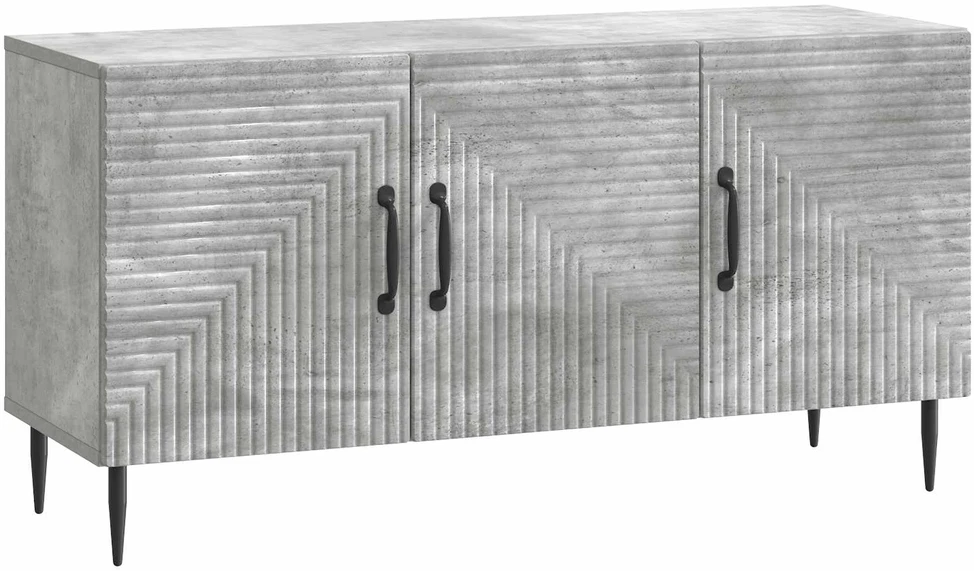 TV staliukas Televizoriaus spintelė Betono pilka 99 x 34,5 x 50 cm