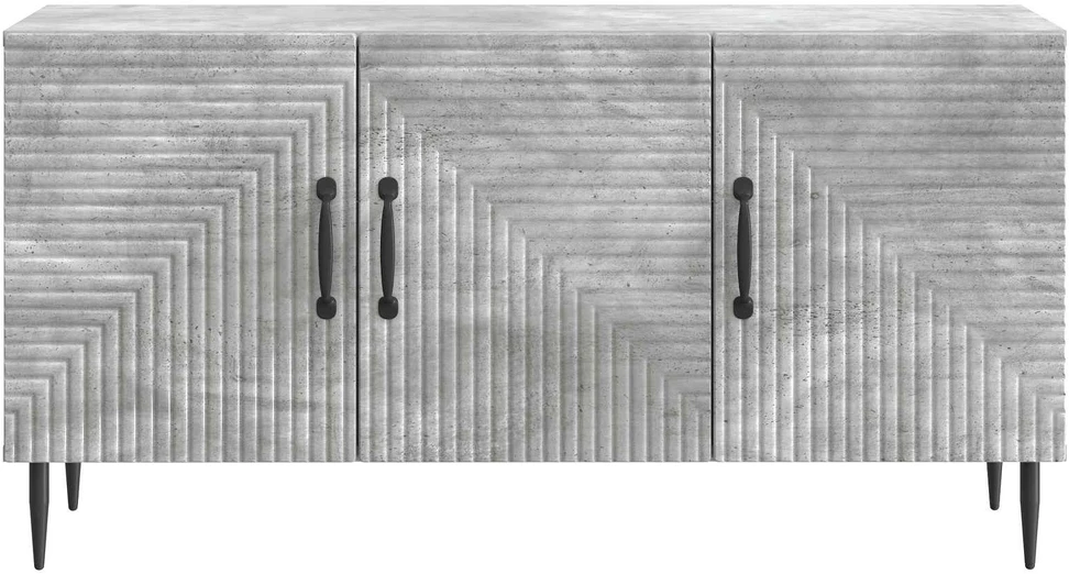 TV staliukas Televizoriaus spintelė Betono pilka 99 x 34,5 x 50 cm