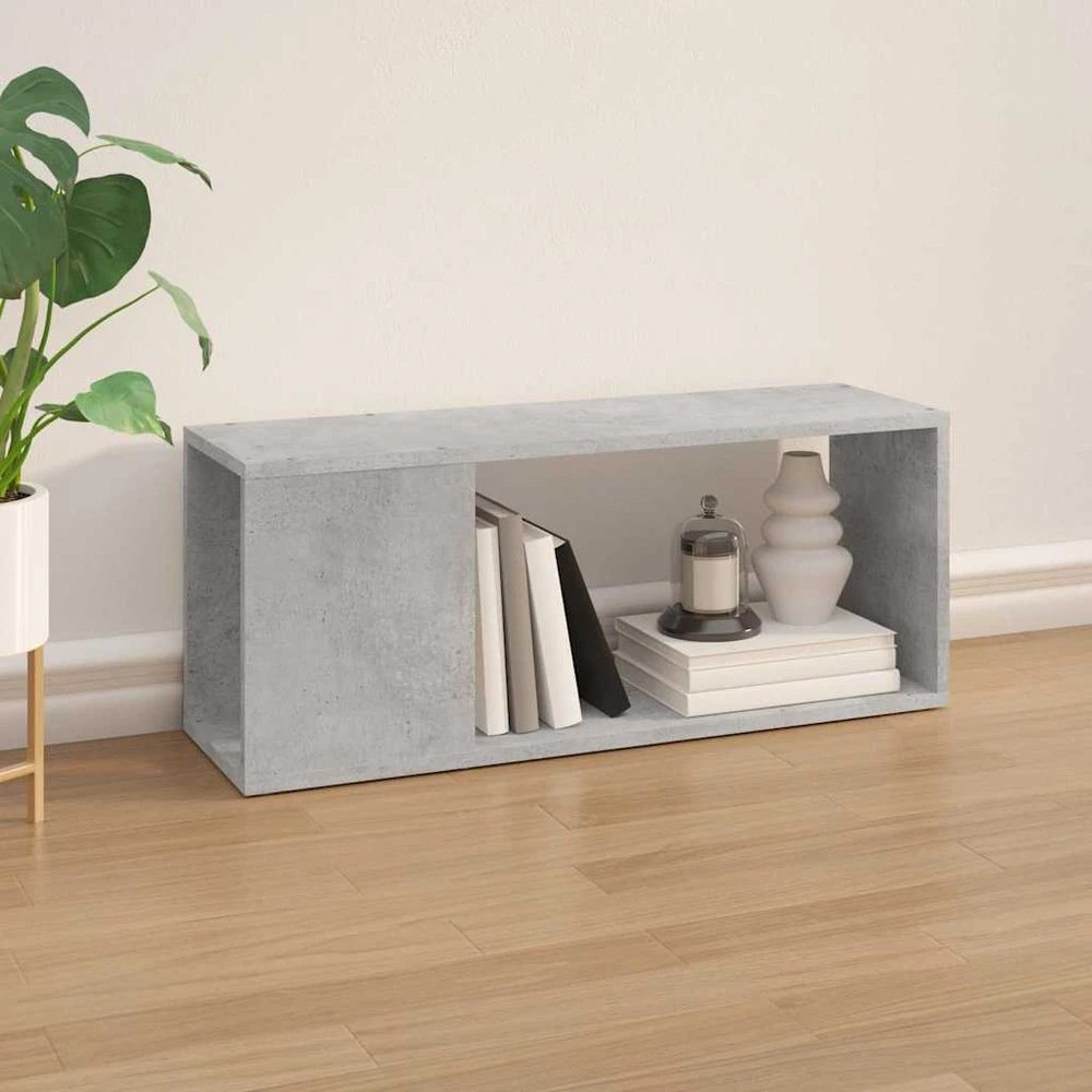 TV staliukas Televizoriaus spintelė, betono pilkos spalvos, 80x24x32cm, MDP
