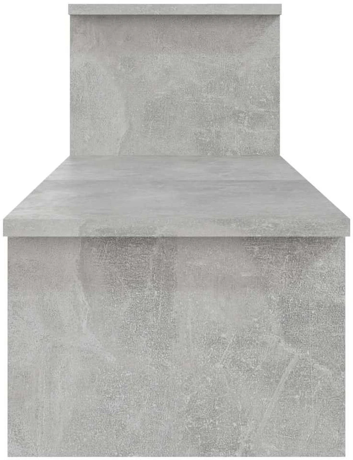 Televizoriaus spintelė, betono pilkos spalvos, 180x30x43cm, MDP
