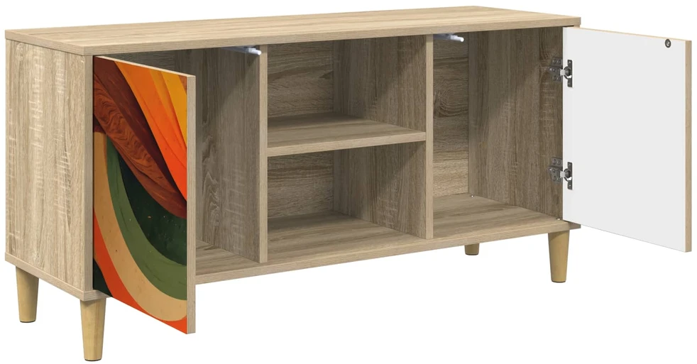 TV staliukas Televizoriaus spintelė BONN 102 x 33 x 50 cm Sonoma ąžuolo