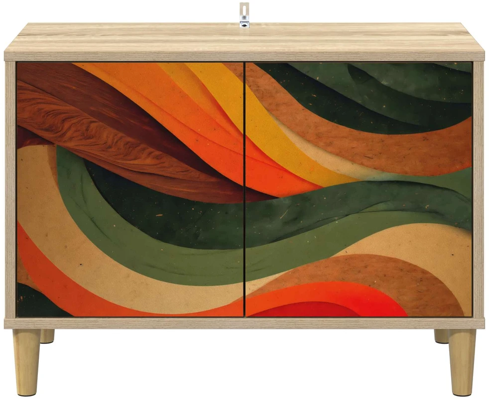 TV staliukas Televizoriaus spintelė BONN 69 x 33 x 50 cm Sonoma ąžuolo