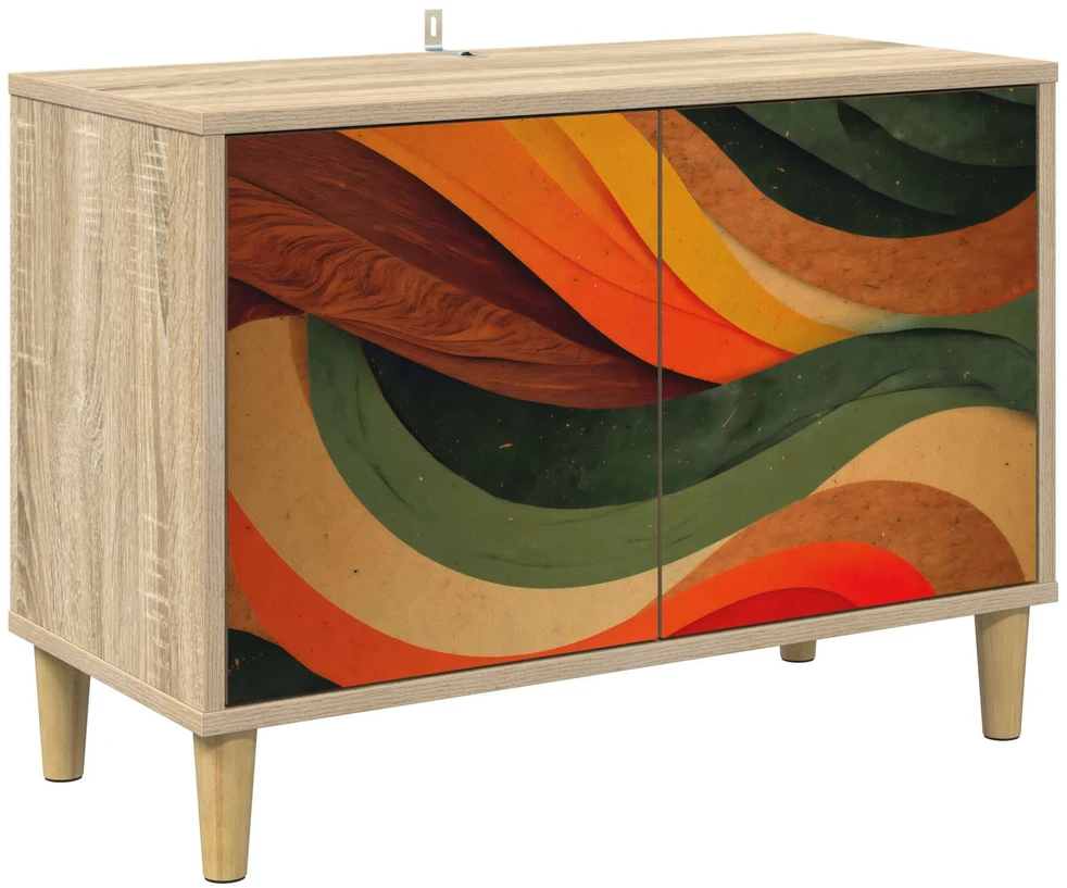 TV staliukas Televizoriaus spintelė BONN 69 x 33 x 50 cm Sonoma ąžuolo