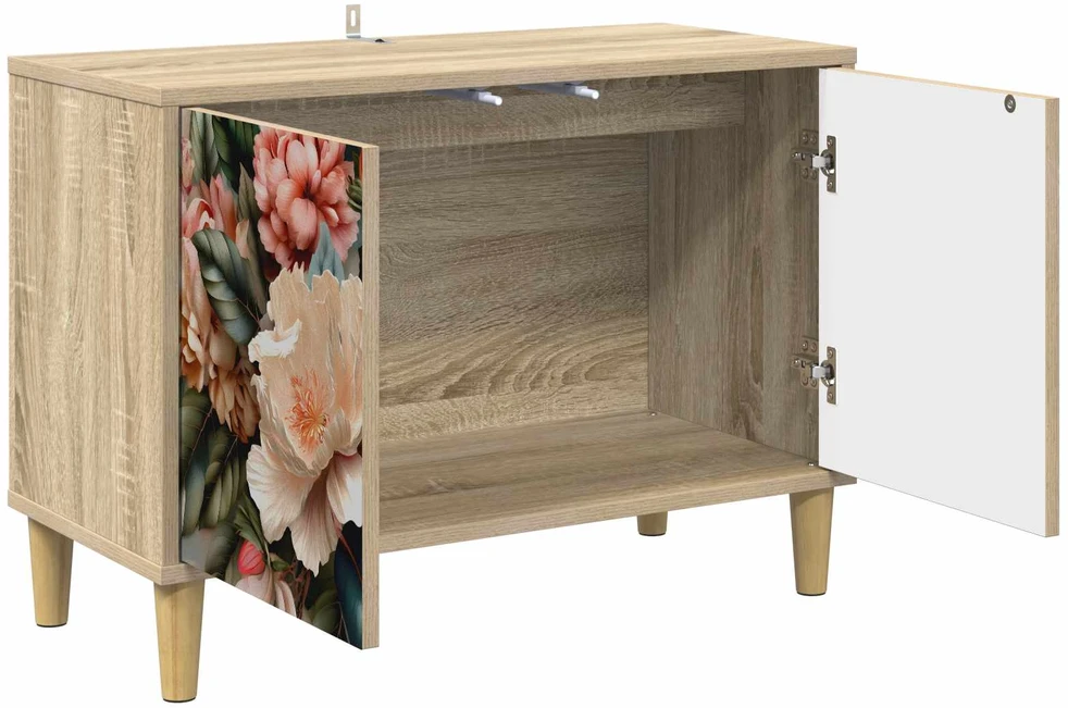 TV staliukas Televizoriaus spintelė BORNE 69 x 33 x 50 cm Sonoma ąžuolo