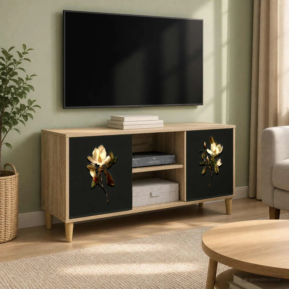 TV staliukas Televizoriaus spintelė BREMEN 102 x 33 x 50 cm Sonoma ąžuolo