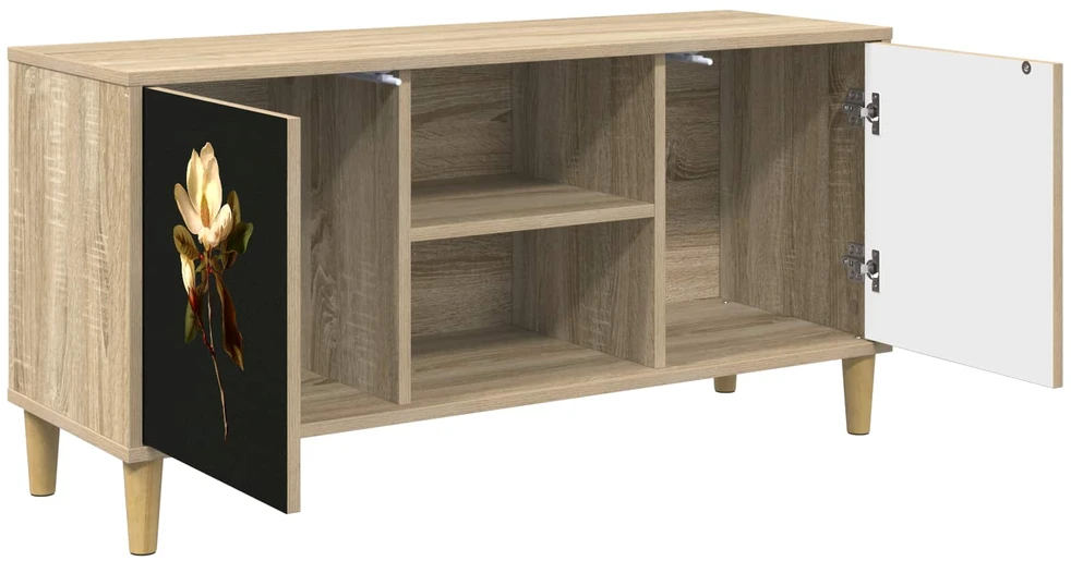 TV staliukas Televizoriaus spintelė BREMEN 102 x 33 x 50 cm Sonoma ąžuolo