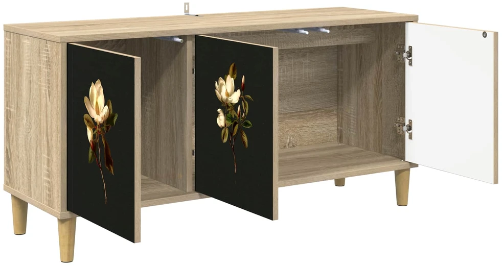 TV staliukas Televizoriaus spintelė BREMEN 102 x 33 x 50 cm Sonoma ąžuolo