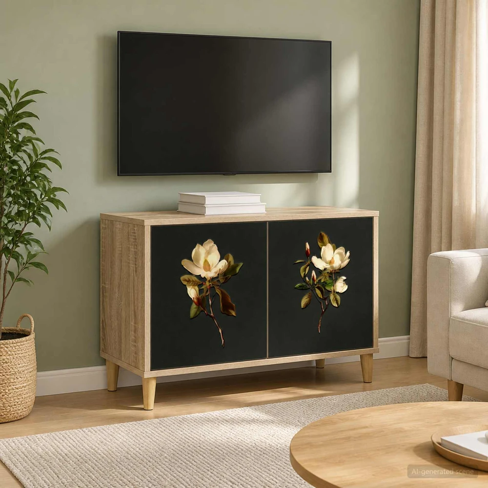 TV staliukas Televizoriaus spintelė BREMEN 69 x 33 x 50 cm Sonoma ąžuolo