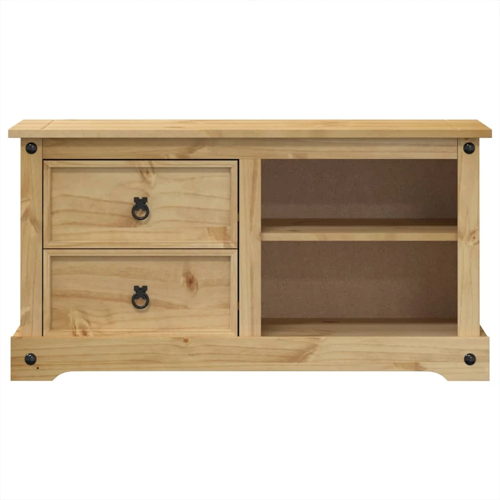 TV staliukas Televizoriaus spintelė Corona, 100x40x52cm, pušies masyvas