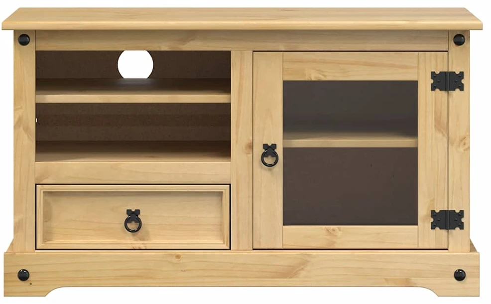 TV staliukas Televizoriaus spintelė Corona, 100x45x58cm, pušies masyvas