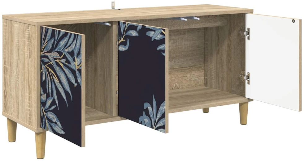 TV staliukas Televizoriaus spintelė DOKKUM 102 x 33 x 50 cm Sonoma ąžuolo