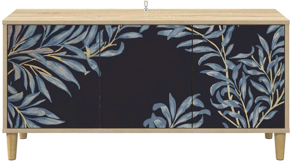 TV staliukas Televizoriaus spintelė DOKKUM 102 x 33 x 50 cm Sonoma ąžuolo