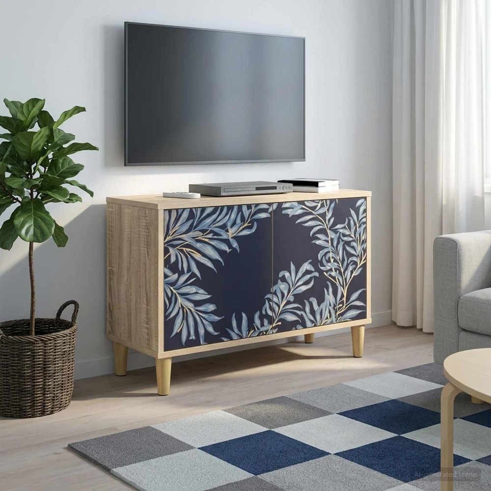 TV staliukas Televizoriaus spintelė DOKKUM 69 x 33 x 50 cm Sonoma ąžuolo