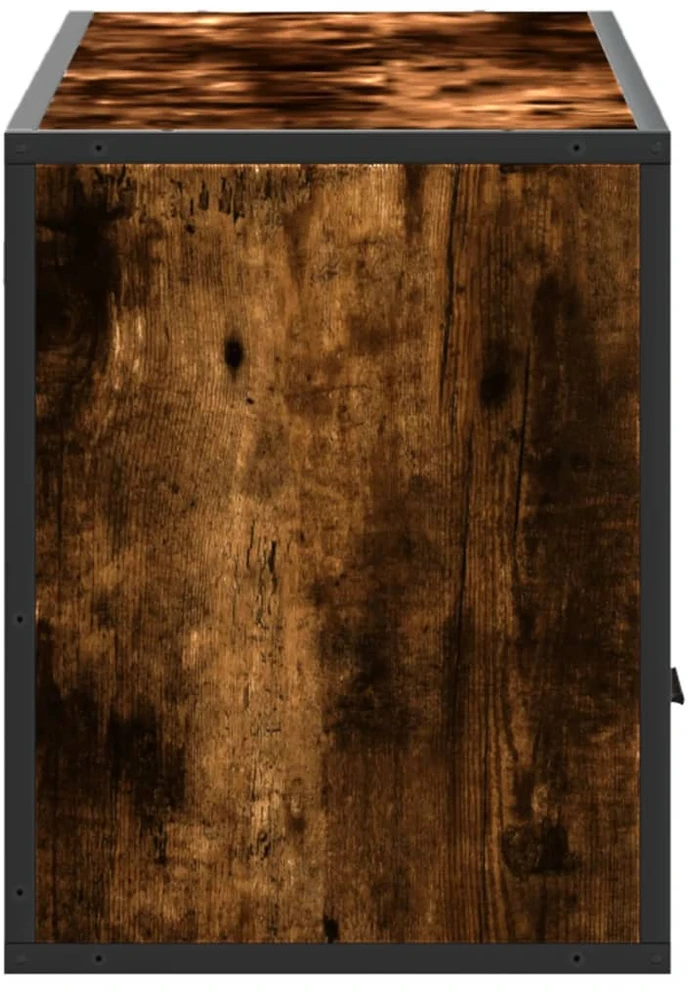 TV staliukas Televizoriaus spintelė, dūminė, 100x31x39,5cm, mediena/metalas
