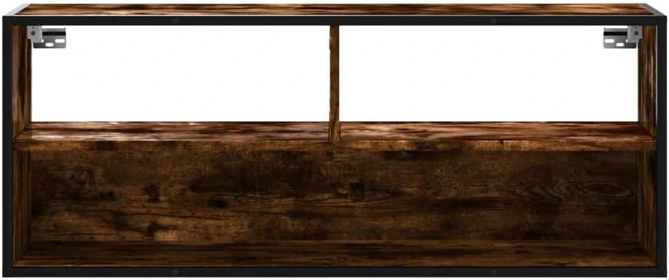 TV staliukas Televizoriaus spintelė, dūminė, 100x31x39,5cm, mediena/metalas