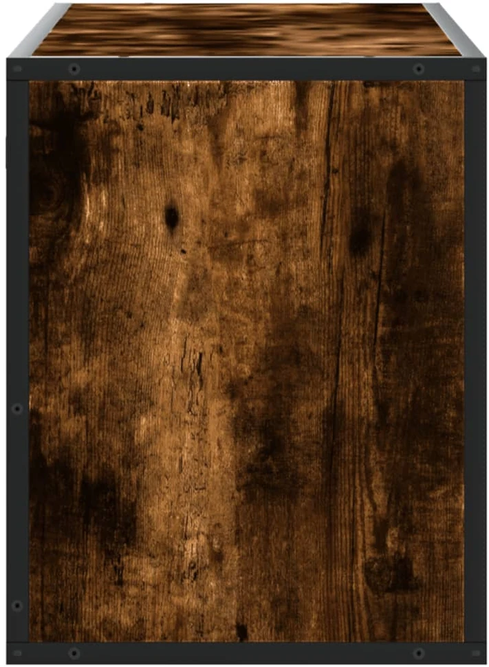 TV staliukas Televizoriaus spintelė, dūminė, 100x31x39,5cm, mediena/metalas