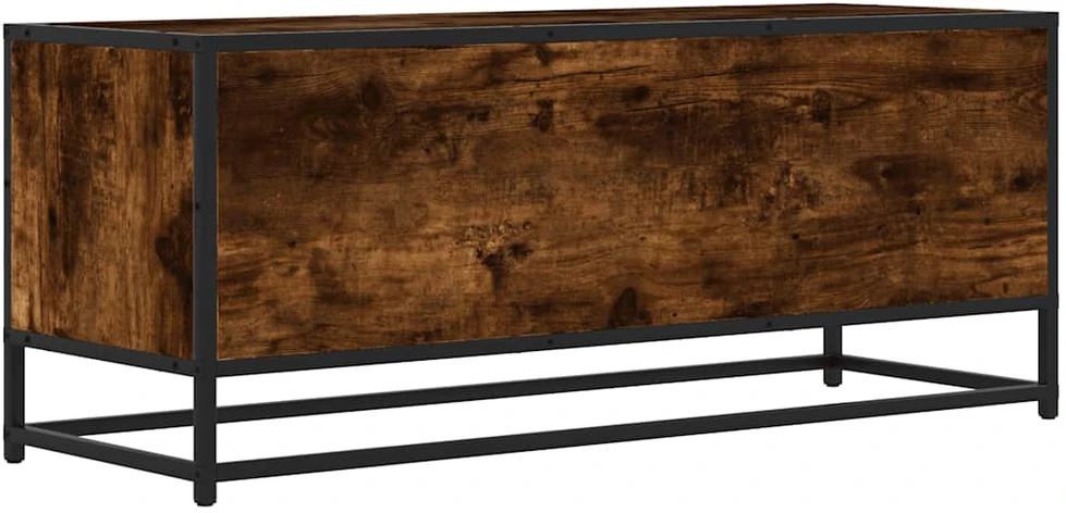 TV staliukas Televizoriaus spintelė, dūminė, 100x34,5x40cm, mediena/metalas
