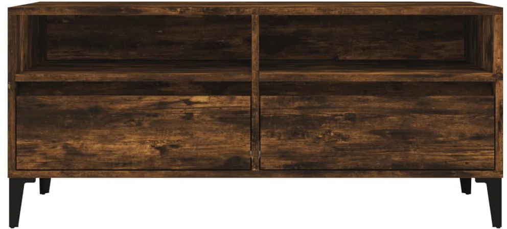 TV staliukas Televizoriaus spintelė, dūminė, 100x34,5x44,5cm, mediena