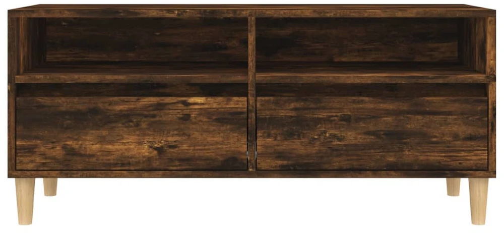 TV staliukas Televizoriaus spintelė, dūminė, 100x34,5x44,5cm, mediena