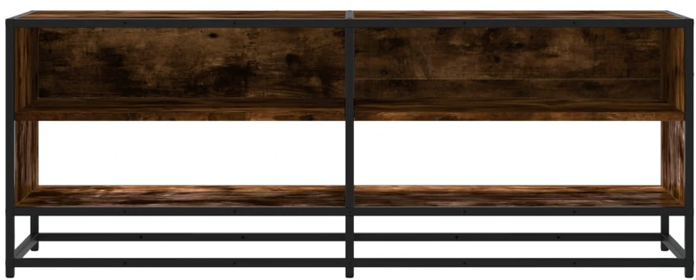 TV staliukas Televizoriaus spintelė, dūminė, 120,5x40x46cm, mediena/metalas